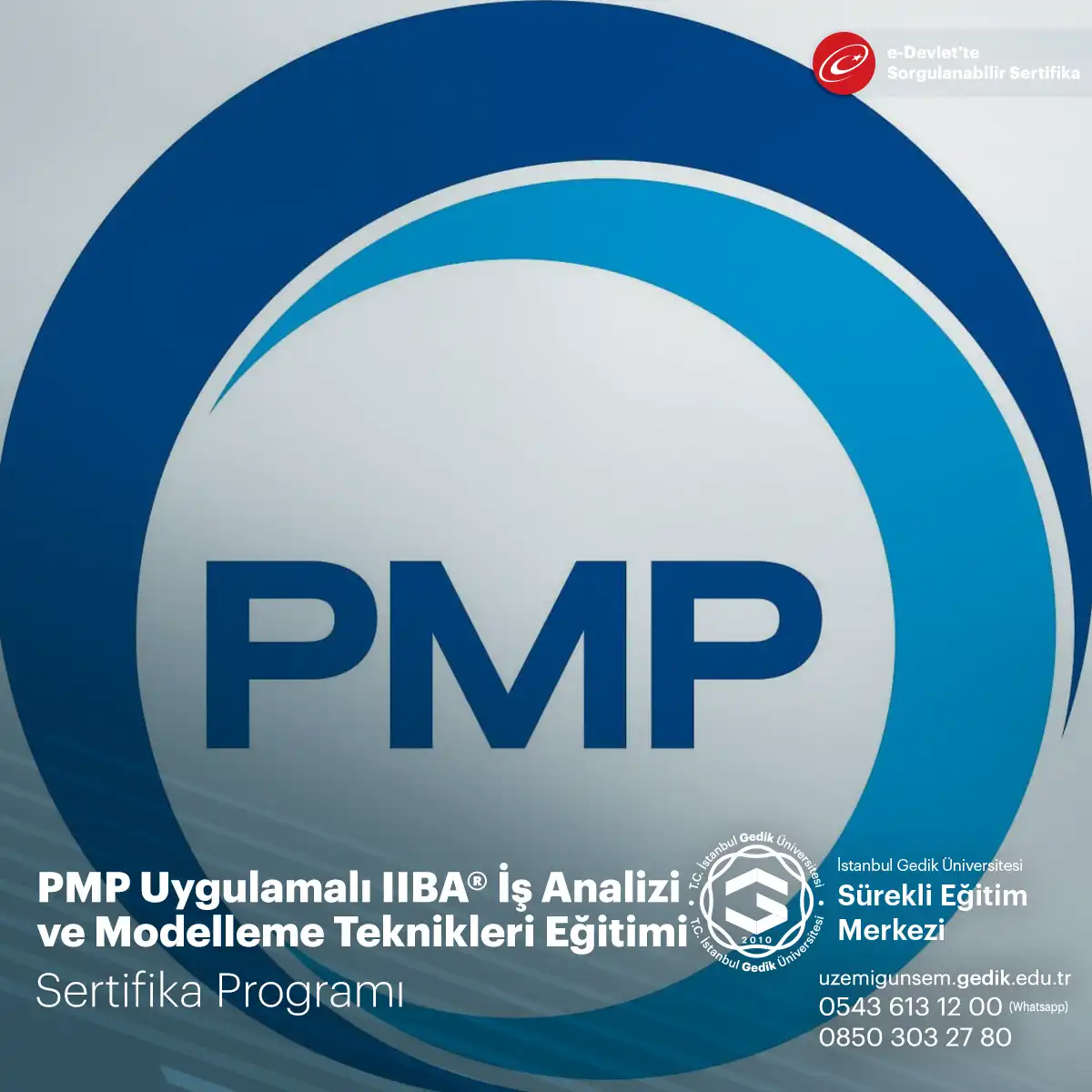 PMP Uygulamalı IIBA® İş Analizi ve Modelleme Teknikleri Eğitimi 
